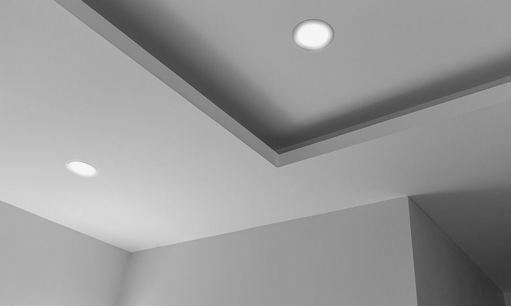 Ceiling close-up in classic interior